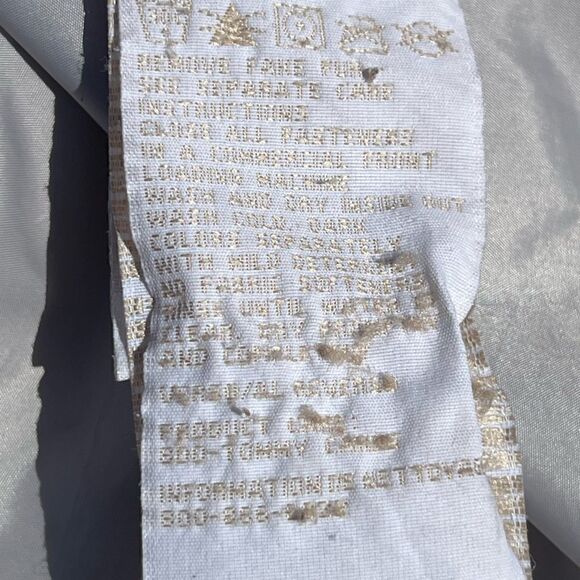 EUC Tommy Hilfiger real down coat super warm missing logo on zipper Size M - Picture 5 of 9